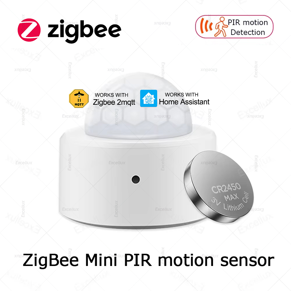 Zigbee Motion Sensor - ZigBee PIR モーションセンサーミニ赤外線人体動作検出器スマートホームセキュリティ保護アラームサポートホームアシスタント