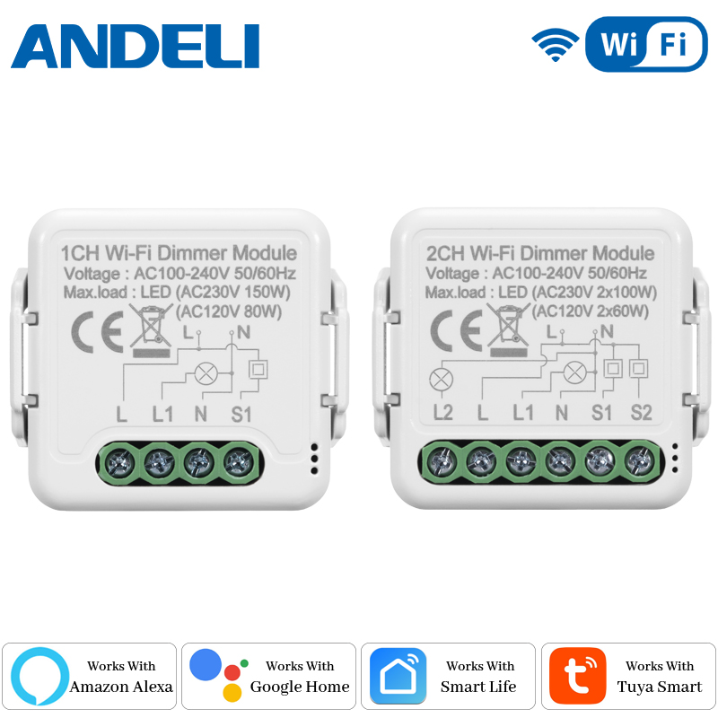 Smart Home Proxmox - DIY Wifi スマート調光スイッチモジュール Tuya/Smartlife APP リモートコントロール
