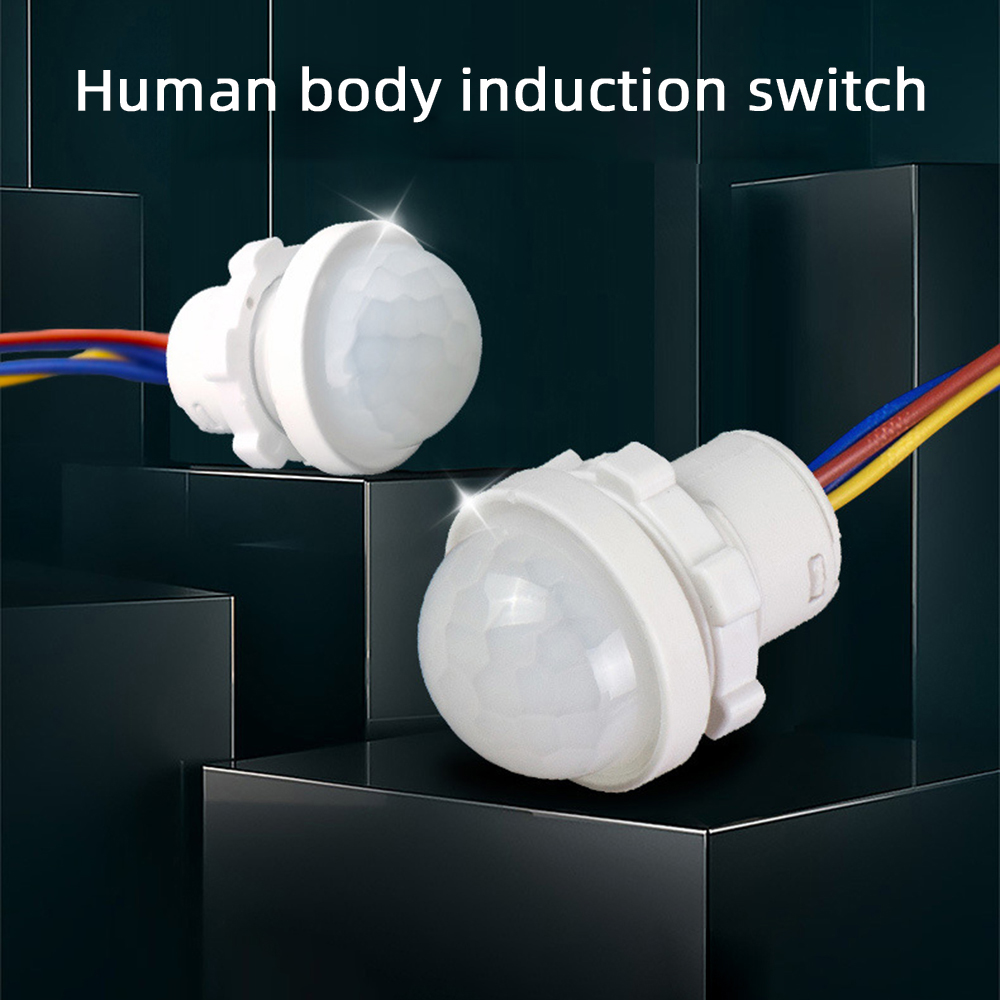 Smart Home Simple - ミニ赤外線モーションセンサー,スマートスイッチ,自動ナイトライト,家庭用,人体用,pir,ac 110v,220v