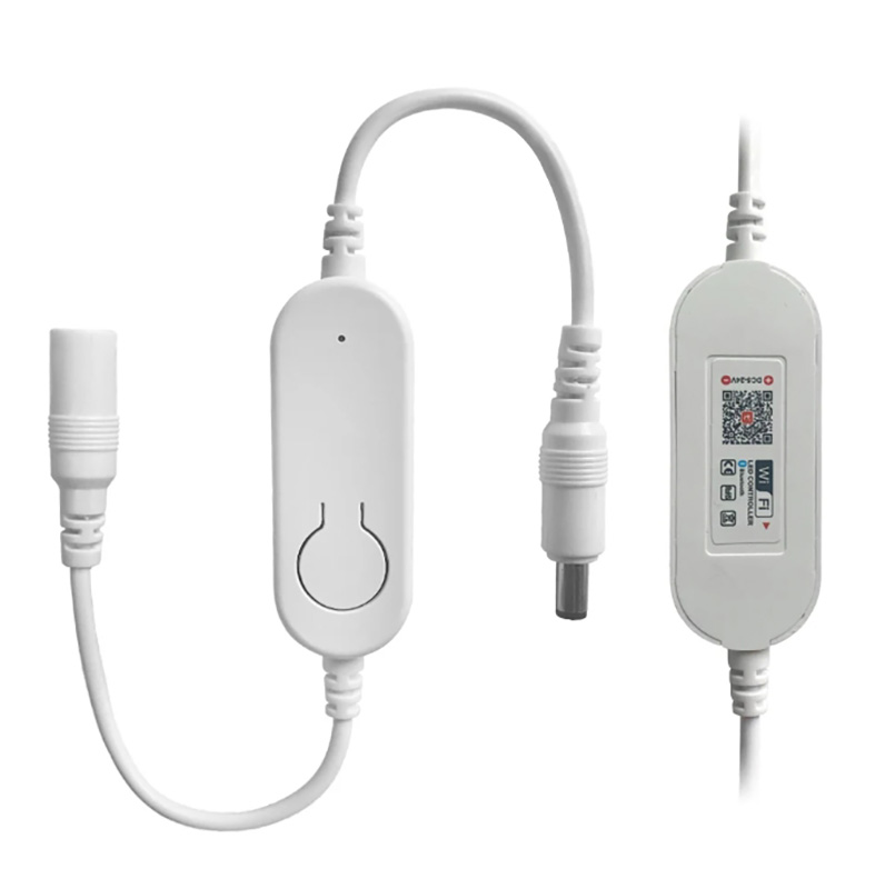 Alexa Compatible Bulb - DC12V-24V Tuya Wifi LED ストリップライトコントローラー単色ライト用調光器ウォーム/クールホワイト調整 Alexa