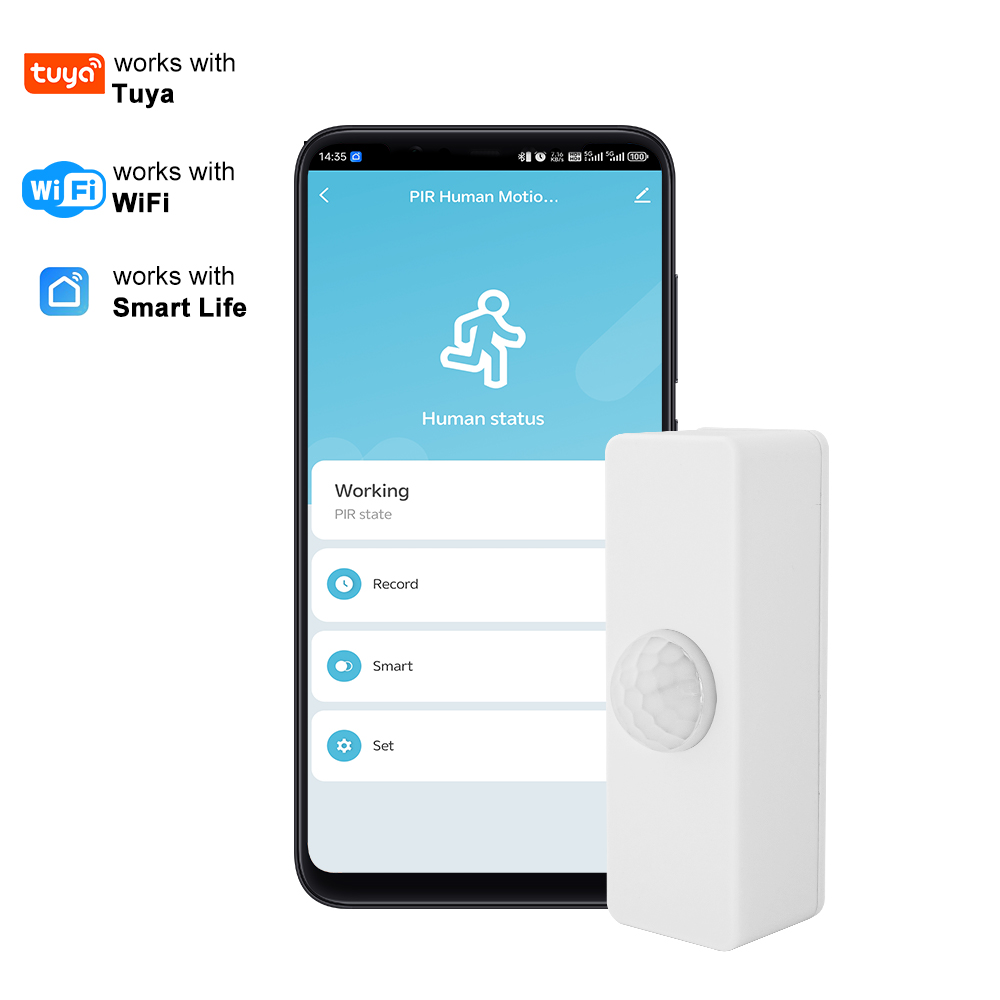 Smart Home Wiser - Tuya スマート PIR モーションセンサー スマートホーム WiFi