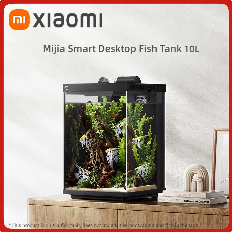 Smart Home Future - XIAOMI MIJIAスマートデスクトップ水槽 10L アプリ経由遠隔給餌 プロ仕様ろ過システム Mi