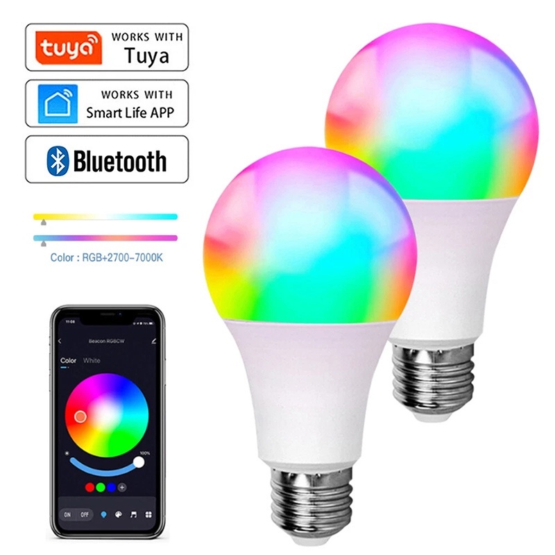 Alexa Compatible Bulb - Tuya Bluetooth LED電球 調光可能 15W 18W