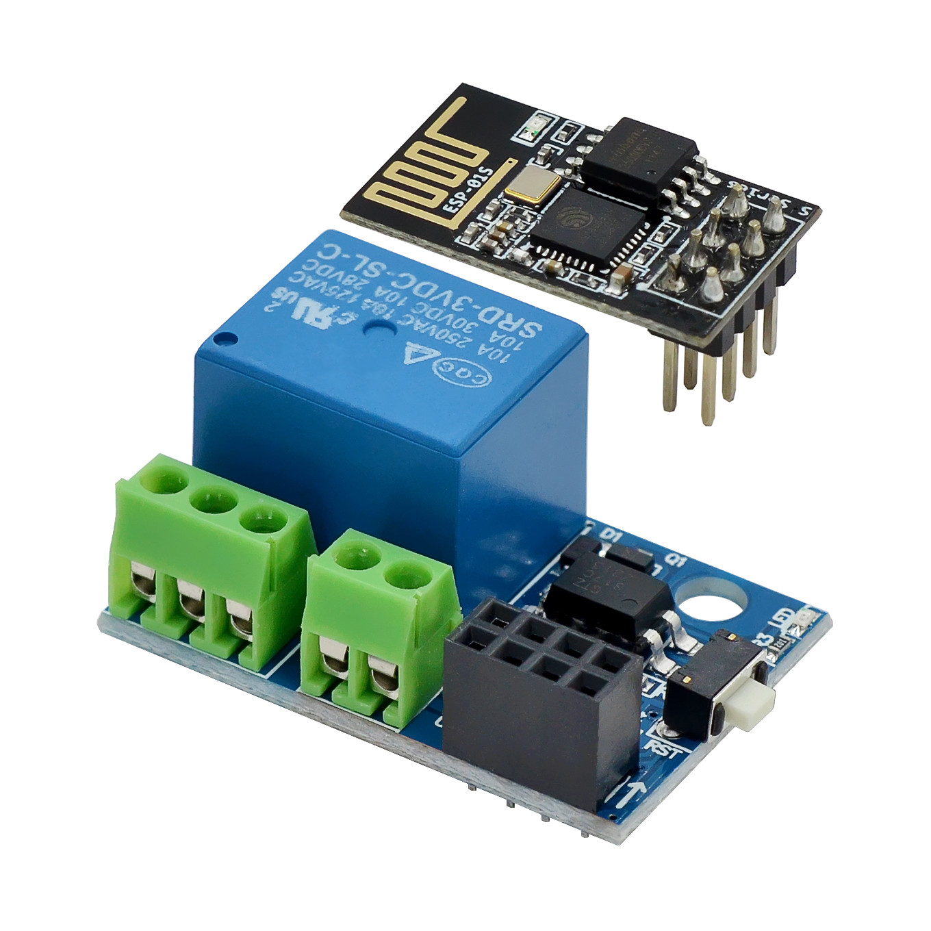 Smart Home Kit For Arduino - ESP-01S WiFi リレーモジュール 5V 10A スマートホームスイッチ電話アプリ制御