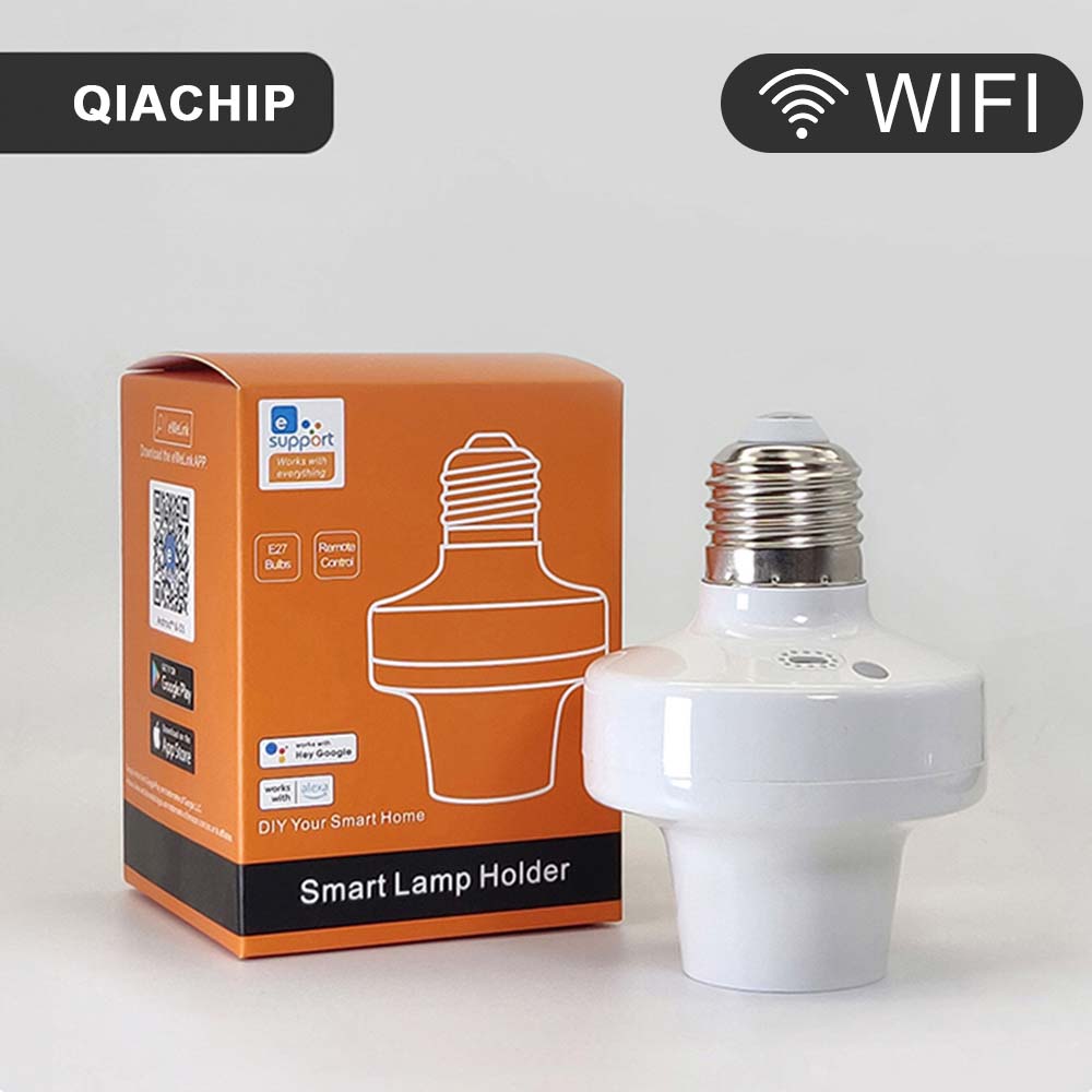 Alexa Compatible Bulb - EWelink E27 ランプホルダーリモート WiFi APP リモートコントロールスマートホーム電球アダプター経由
