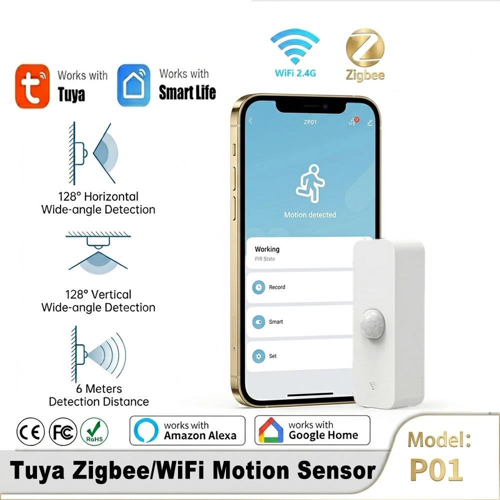 Smart Home Proxmox - スマートPIRモーションセンサー WiFi Zigbee人感センサー スマートライフ ホームセキュリティオートメーション用