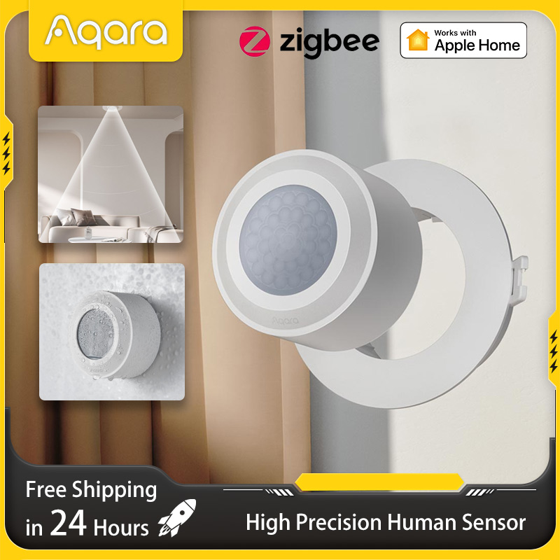 Zigbee Motion Sensor - オリジナル Aqara 高精度人感センサー ZigBee 3.0 ボディセンサー