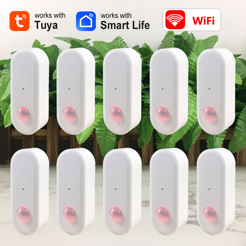 Smart Home Wiser - Tuya WiFi PIR モーションセンサー人体赤外線検出器スマートライフアプリ制御ホームセキュリティアラームは Alexa Google