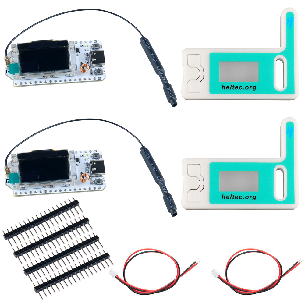 Smart Home Kit For Arduino - Lora v3開発ボードキット,2セット,esp32,868mhz-915mhz,sx1262,0.96インチoledディスプレイ,bt,wifi,arduino用loraキット,iOS,スマートホーム