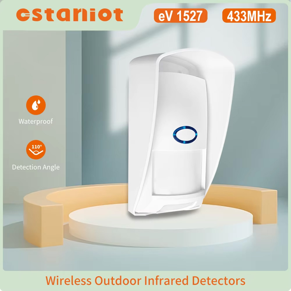 Smart Home Simple - Stanilot-ミニ屋外モーションディテクター,スマートホーム,ヒューマン赤外線,ボディセキュリティ,バーglarアラーム,110 °,ペットプルーフ,433mhz