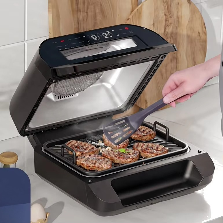 Smart Home Xl - キッチン家電 ホームスマート 10L 7in1 オイルフリーフライヤー 観察窓付き