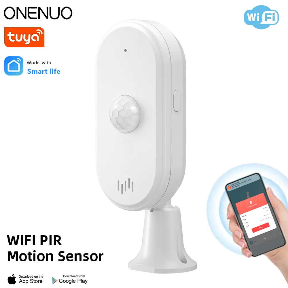 Smart Home Wiser - ONENUO Tuya WiFi セキュリティ盗難警報赤外線運動人間 PIR モーションセンサー検出器スマートライフ