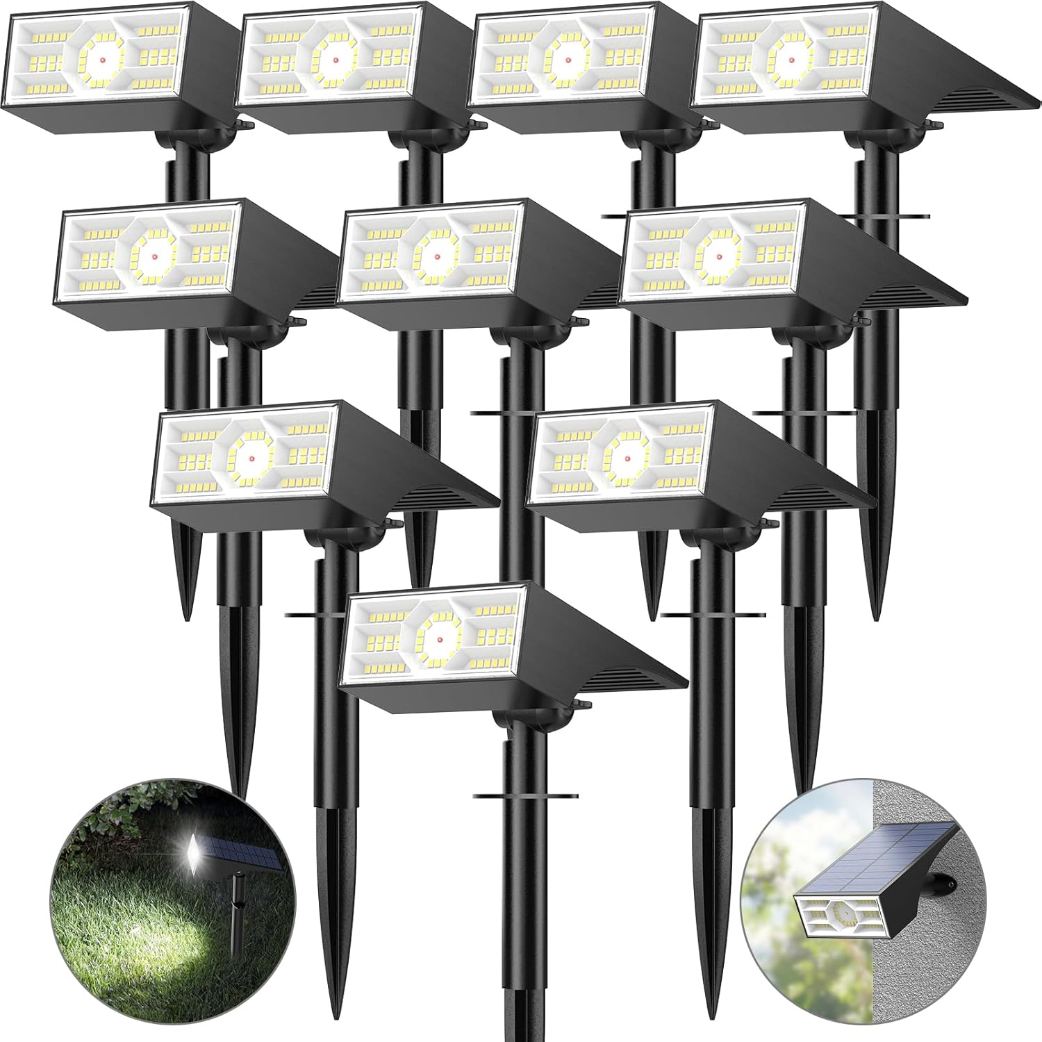 Motion Sensor Light - 地面照明 天然石樹脂製 30cm IP67 ステップライト 人感センサー搭載