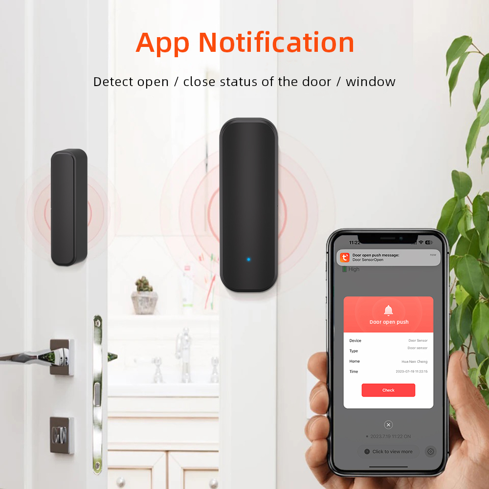 WiFiまたはZigBee対応 ドア/窓センサー スマートホ - Smart Home Or Smart Home のレビューと価格
