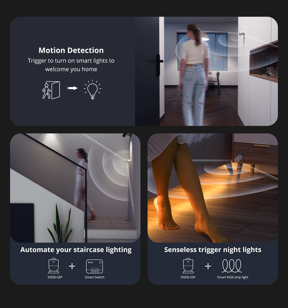 SONOFF SNZB-03P Zigbee モーションセン - Zigbee Motion Sensor のレビューと価格