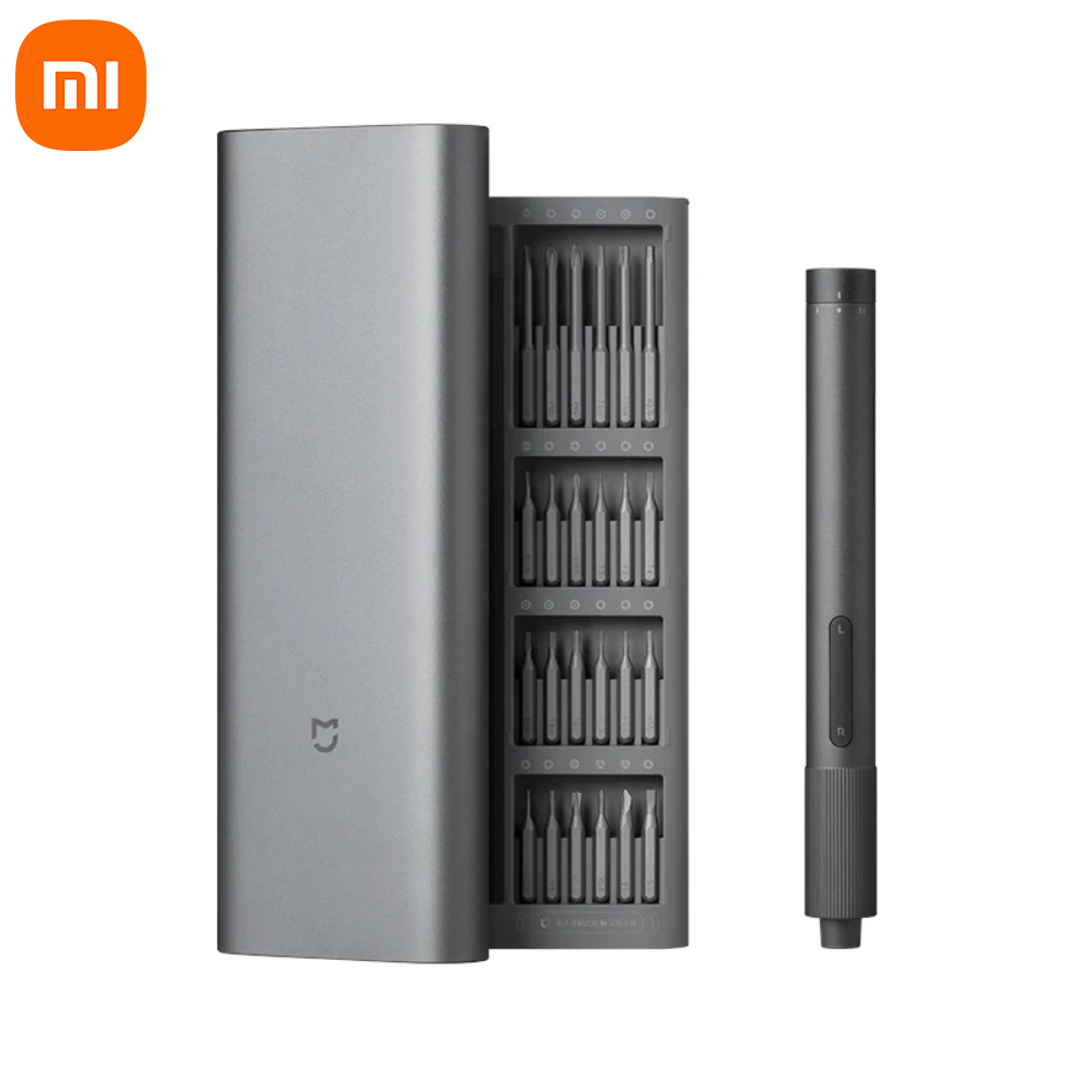 Xiaomi 電動精密ドライバー 磁気キット 24個のネジ頭 - Smart Home Xiaomi Kit のレビューと価格