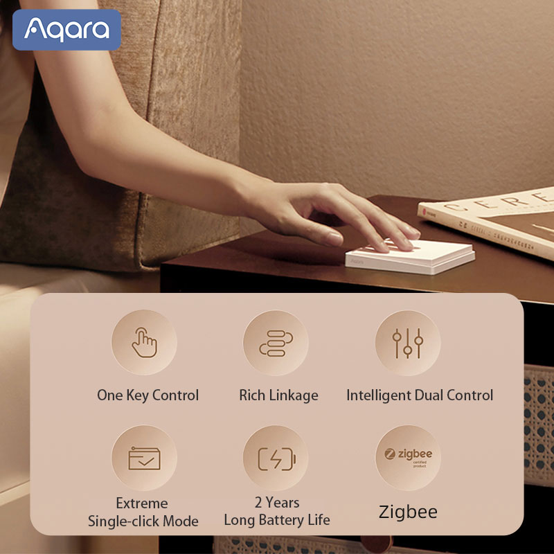 Aqara-ワイヤレスウォールスイッチ,e1, zigbee - Smart Home Future のレビューと価格
