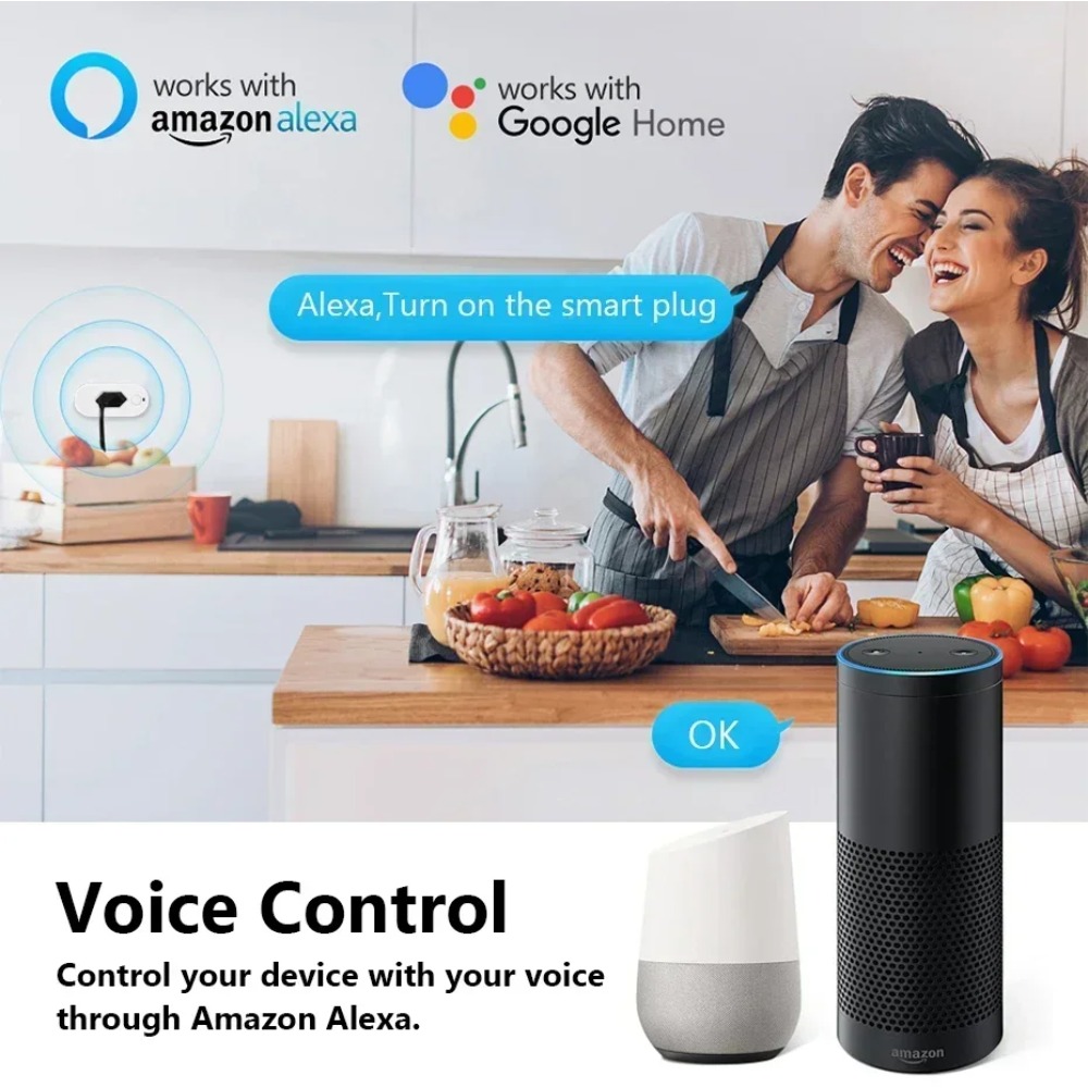 UNKASはTuyaブラジルプラグWIFIまたはZigbee - Smart Home Or Smart Home のレビューと価格