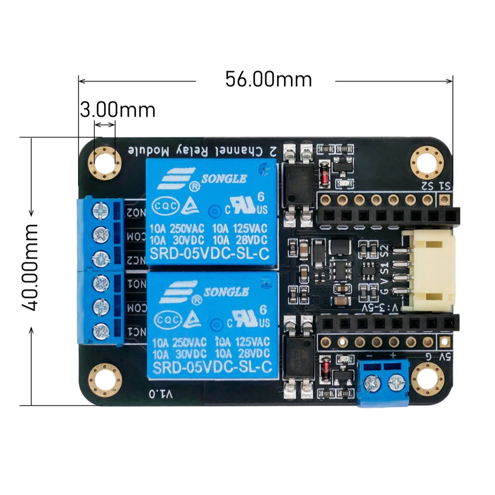 2CHリレーモジュール入力5Vアクティブロートリガー光絶縁リ - Smart Home Kit For Arduino のレビューと価格
