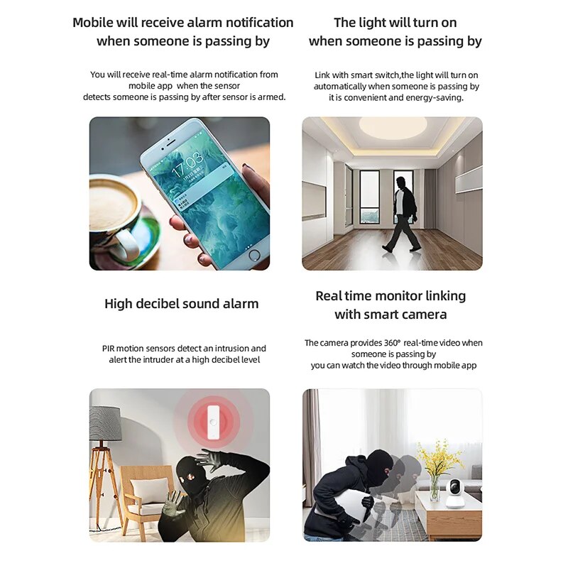 Tuya WiFi Zigbee PIR モーションセンサー - Smart Home Proxmox のレビューと価格