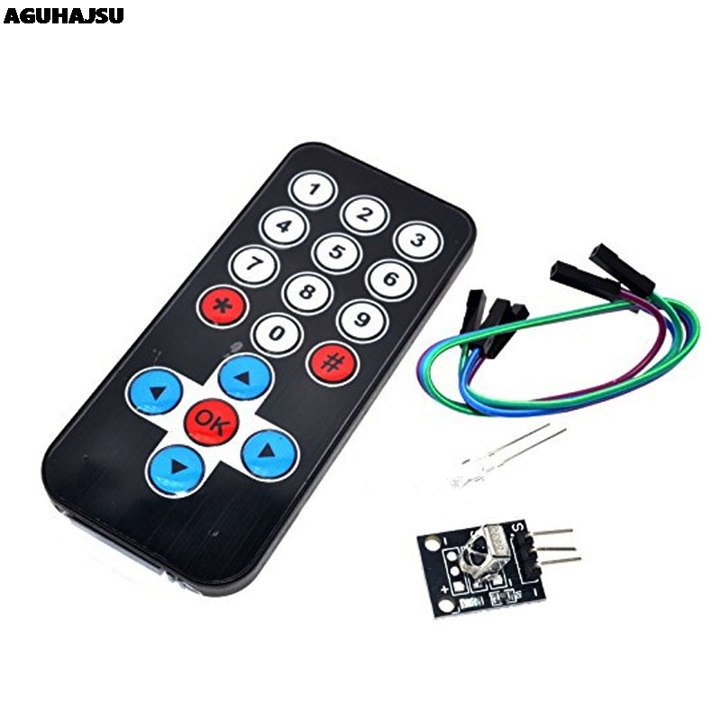 1 セット赤外線赤外線ワイヤレスリモートコントロールモジュー - Smart Home Kit For Arduino のレビューと価格