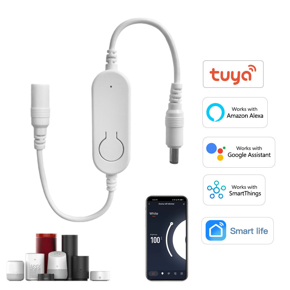 DC12V-24V Tuya Wifi LED ストリップラ - Alexa Compatible Bulb のレビューと価格