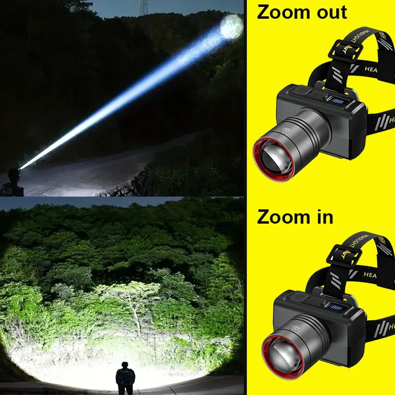 2026 LEDデジタル充電式ヘッドランプ 超高輝度ヘッドL - Motion Sensor Light のレビューと価格