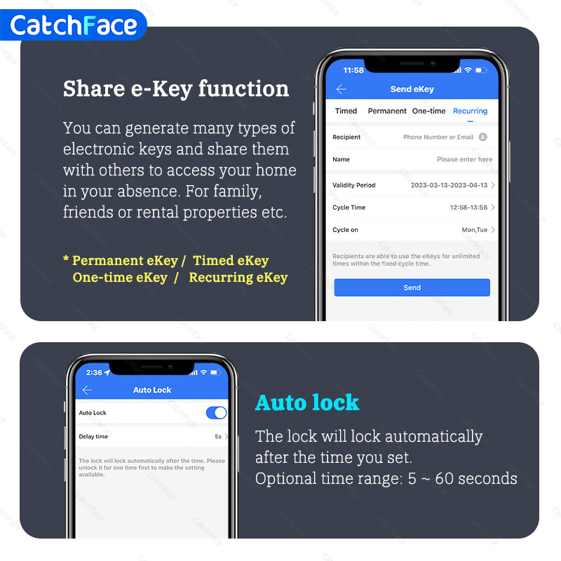 Bluetooth 指紋ドアロック TTLock アプリコー - Smart Home Dashboard のレビューと価格