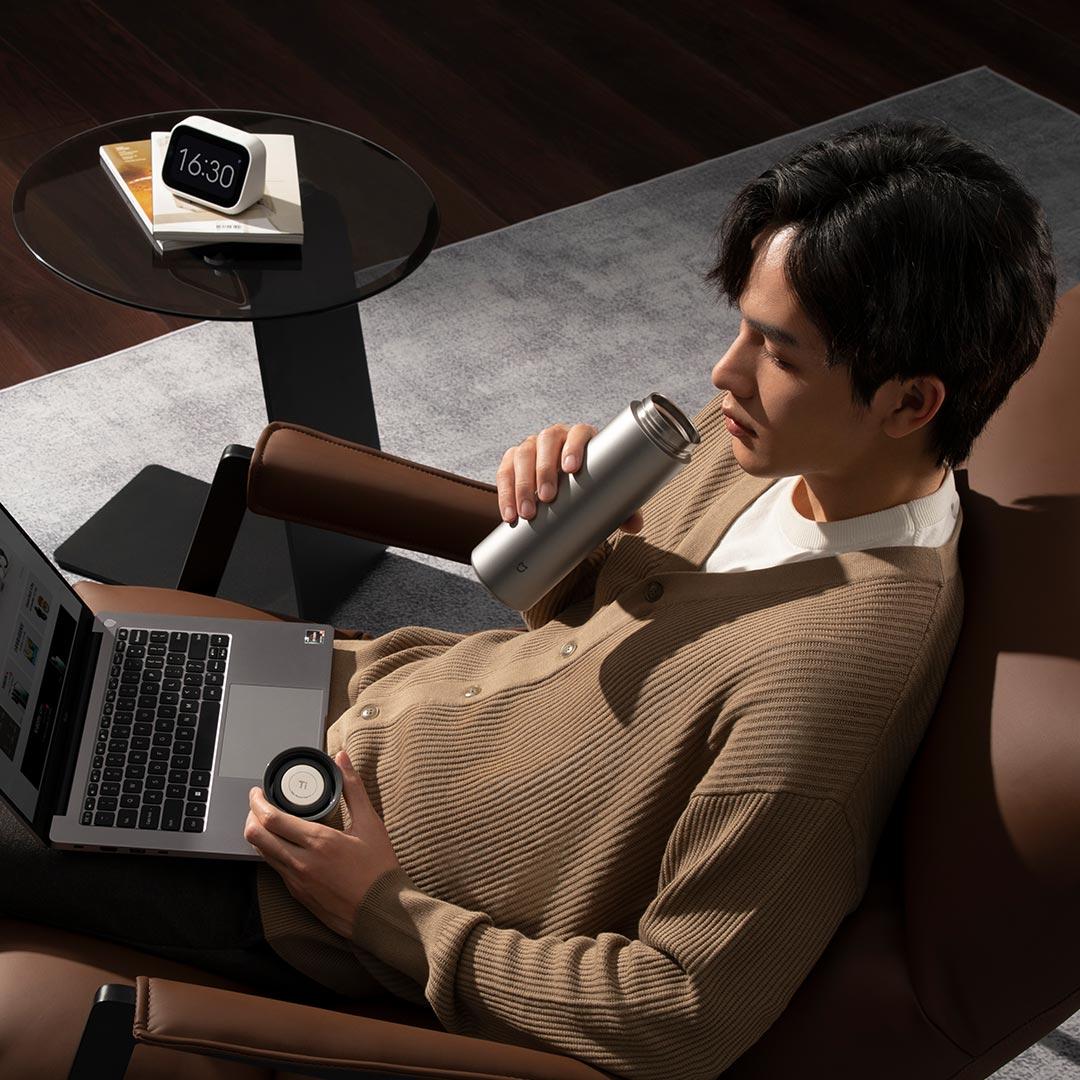 Xiaomi スマートサーモス真空フラスコ Ti 2 純チタ - Smart Home Xiaomi Kit のレビューと価格