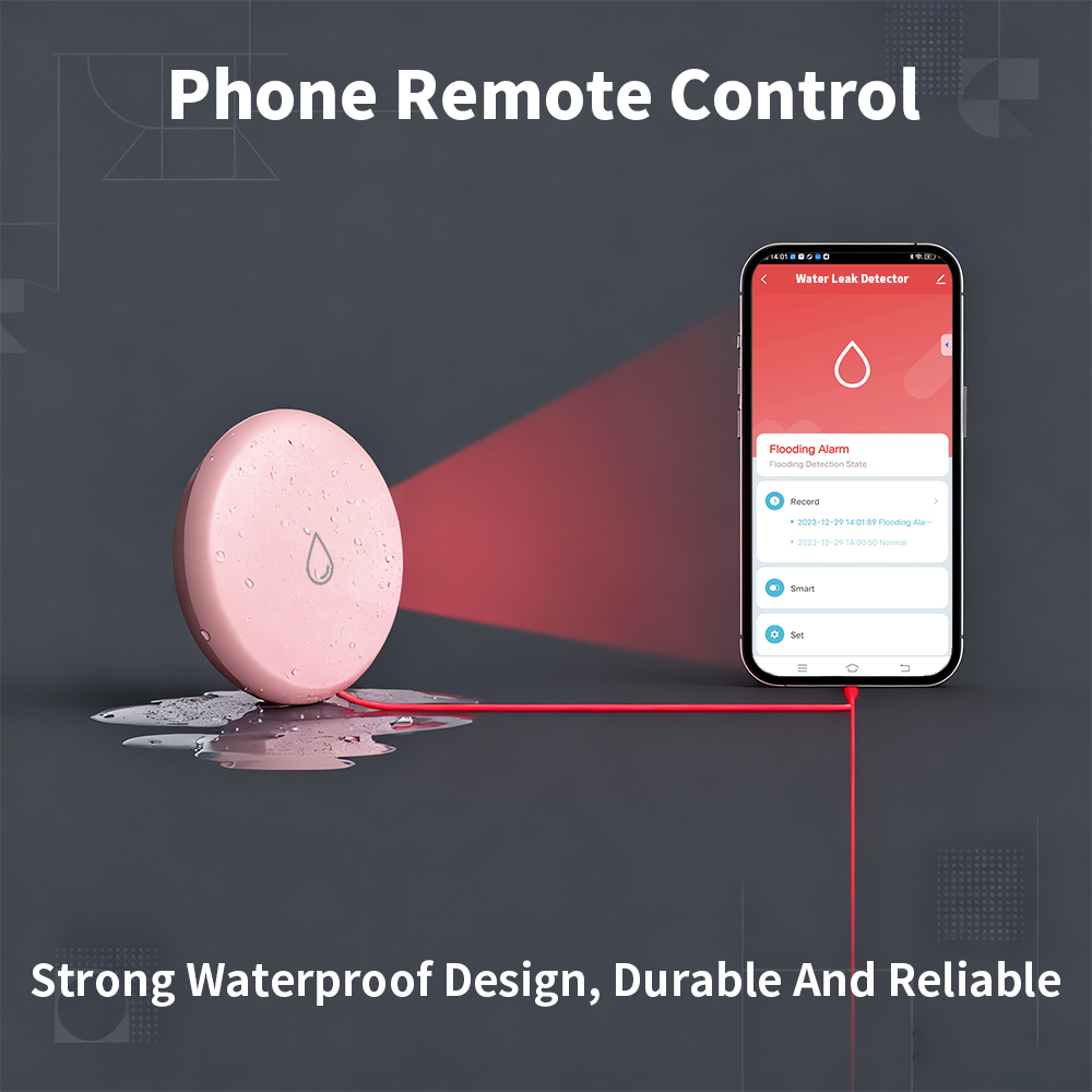 Zigbee 漏れセンサー LED 浸水検知器 Tuya ス - Alexa Compatible Bulb のレビューと価格