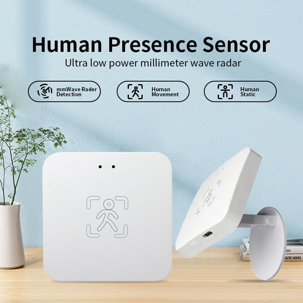 Tuya Zigbee 人存在検出器スマートライフミリ波レー - Smart Home Wiser のレビューと価格