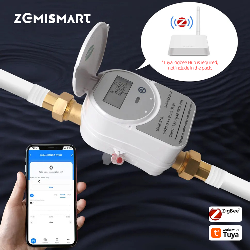 Zemismart Zigbee スマート水道メーターバルブ - Smart Home Hub のレビューと価格