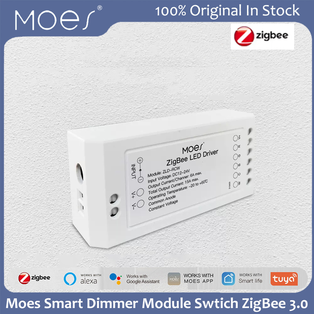 Moes スマート調光モジュールスイッチ ZigBee 3. - Alexa Compatible Bulb のレビューと価格