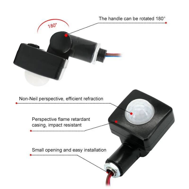 モーションセンサー PIR スイッチ光感知スイッチセンサー  - Motion Sensor Light のレビューと価格