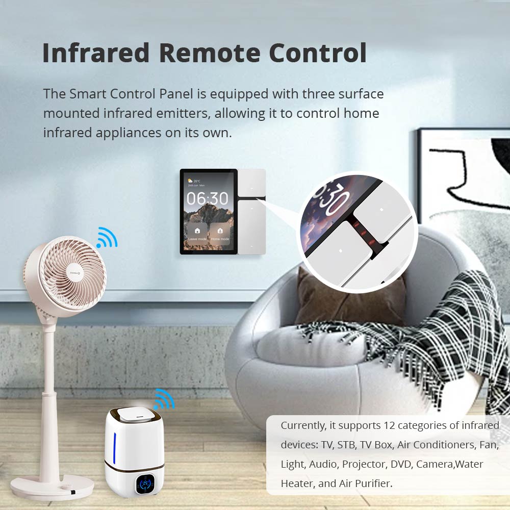 Zemismart 3.5インチWiFiスマートセントラルコ - Smart Home Knx のレビューと価格