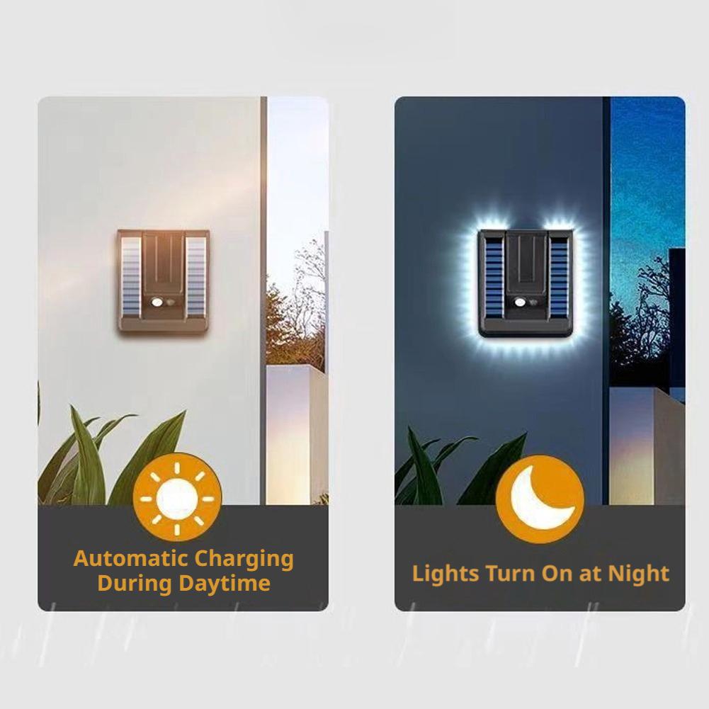 折りたたみ式LED 120 °   ソーラーライト 3 モー - Motion Sensor Light のレビューと価格