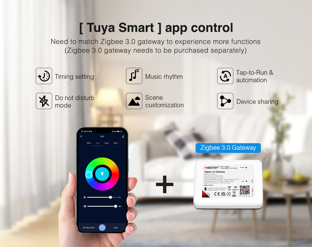 Miboxer-ledコントローラー,5 in 1,l5,  - Alexa Compatible Bulb のレビューと価格