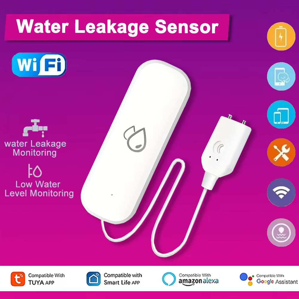 Tuya WiFi 水漏れ警報センサー スマートホーム 水漏 - Smart Home Proxmox のレビューと価格