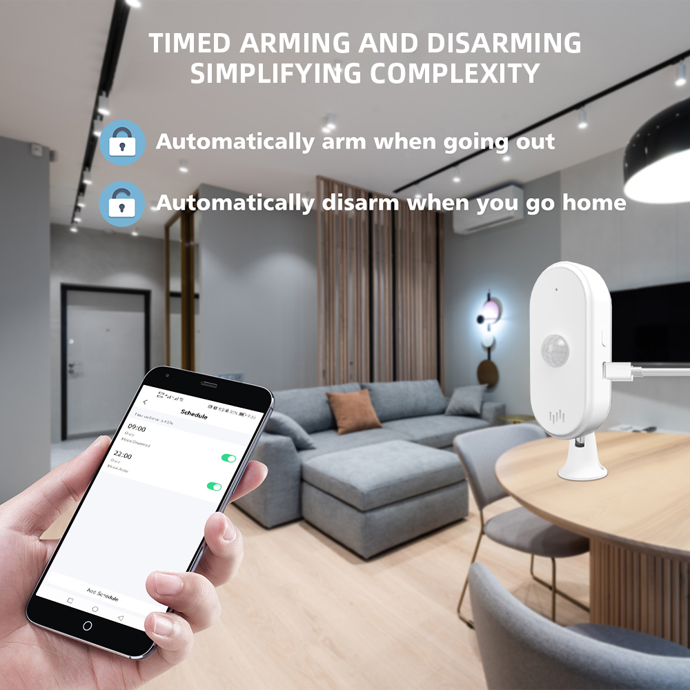 Tuya WiFi PIR モーションセンサー人体検出センサ - Smart Home Wiser のレビューと価格