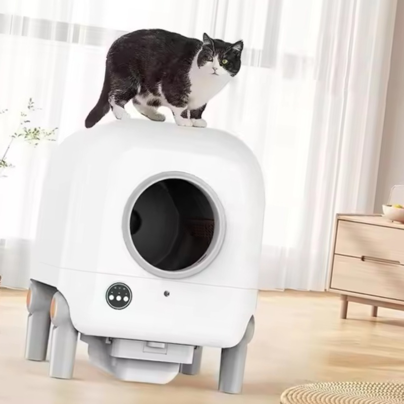 XLサイズの猫用トイレ 自動スマート猫トイレ WiFiアプリ - Smart Home Xl のレビューと価格