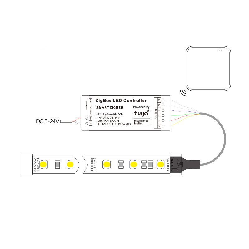 Tuya Zigbee LED コントローラスマート APP - Alexa Compatible Bulb のレビューと価格