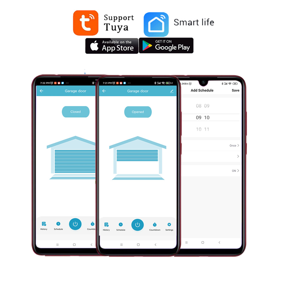 スマートガレージドアオープナーコントローラー,EUプラグ,A - Smart Home Hub のレビューと価格