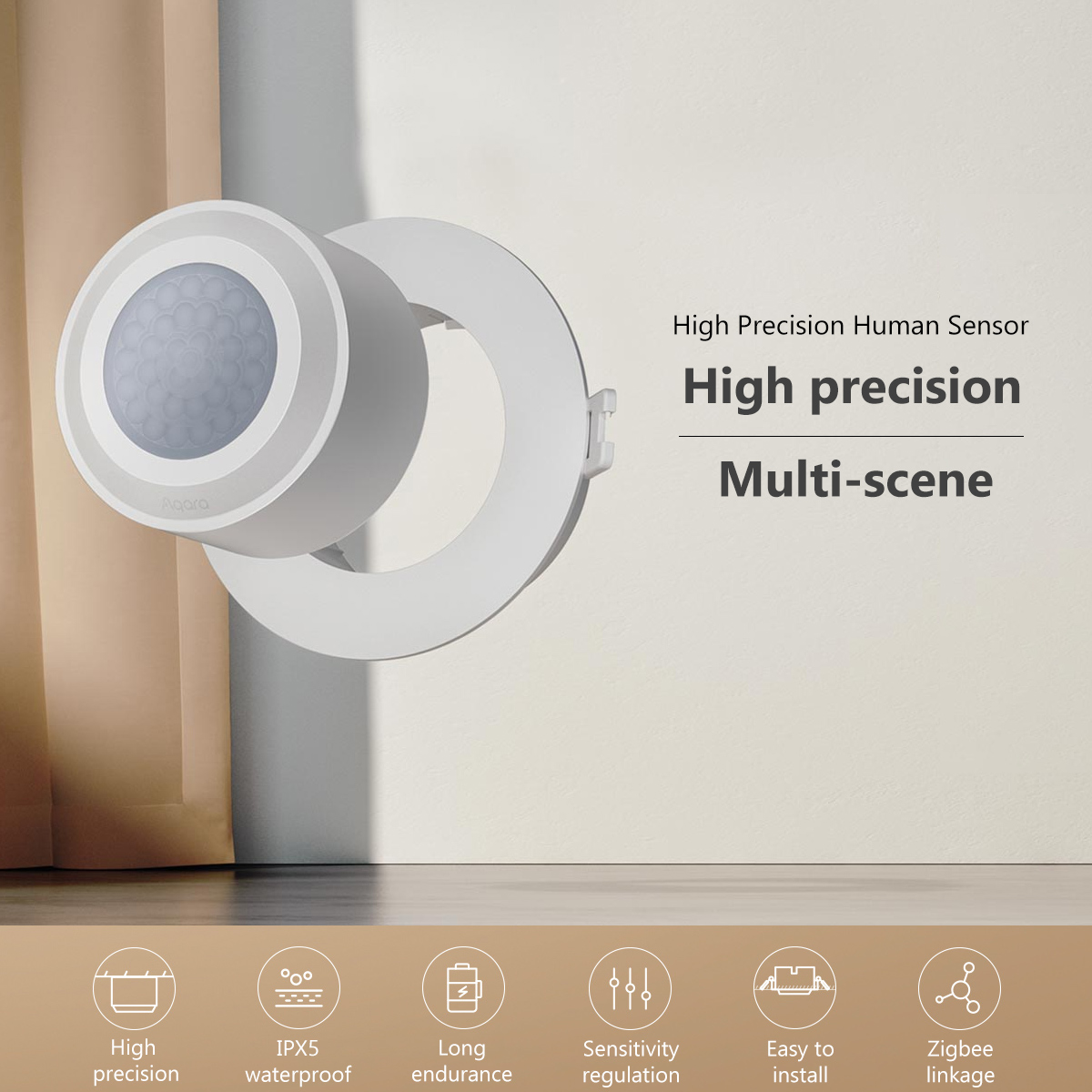 オリジナル Aqara 高精度人感センサー ZigBee 3 - Zigbee Motion Sensor のレビューと価格