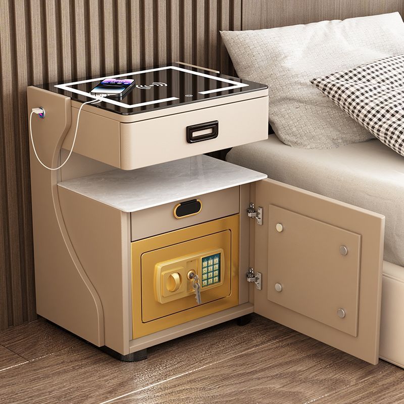 スマート多機能ベッドサイドテーブル - 内蔵金庫付きベッドサ - Smart Home Simple のレビューと価格