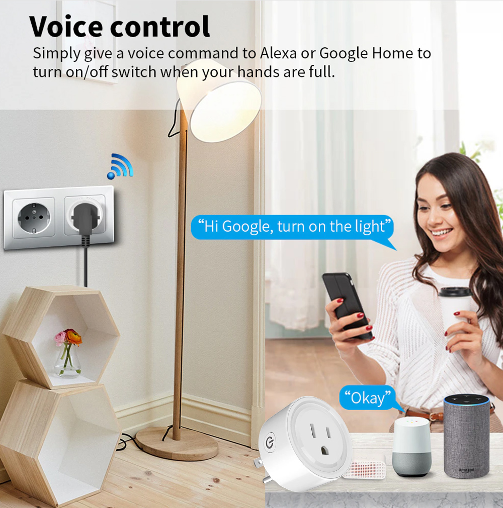 Tuya WiFi または Zigbee スマートソケット  - Smart Home Or Smart Home のレビューと価格