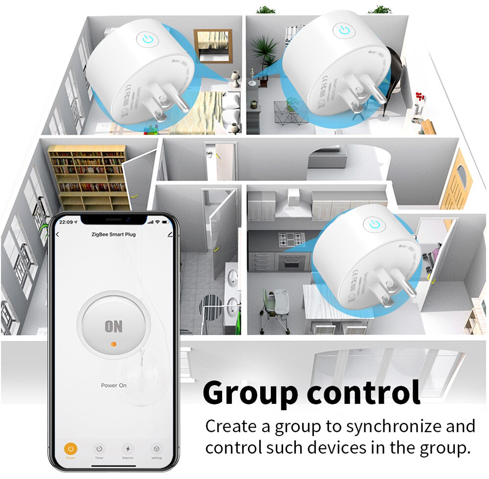 Tuya WiFi または Zigbee スマートソケット  - Smart Home Or Smart Home のレビューと価格