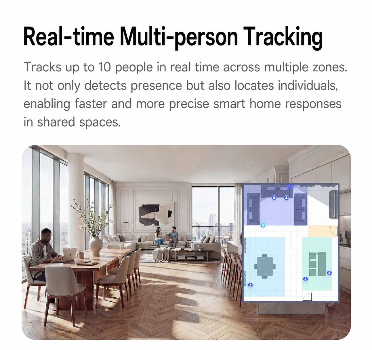 Aqara FP400 AIミリ波レーダー人感センサー、リア - Smart Home Dashboard のレビューと価格