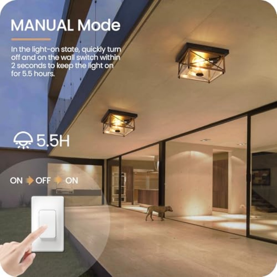 モーションセンサー付き屋外シーリングライト、屋外用フラッシュ - Motion Sensor Light のレビューと価格