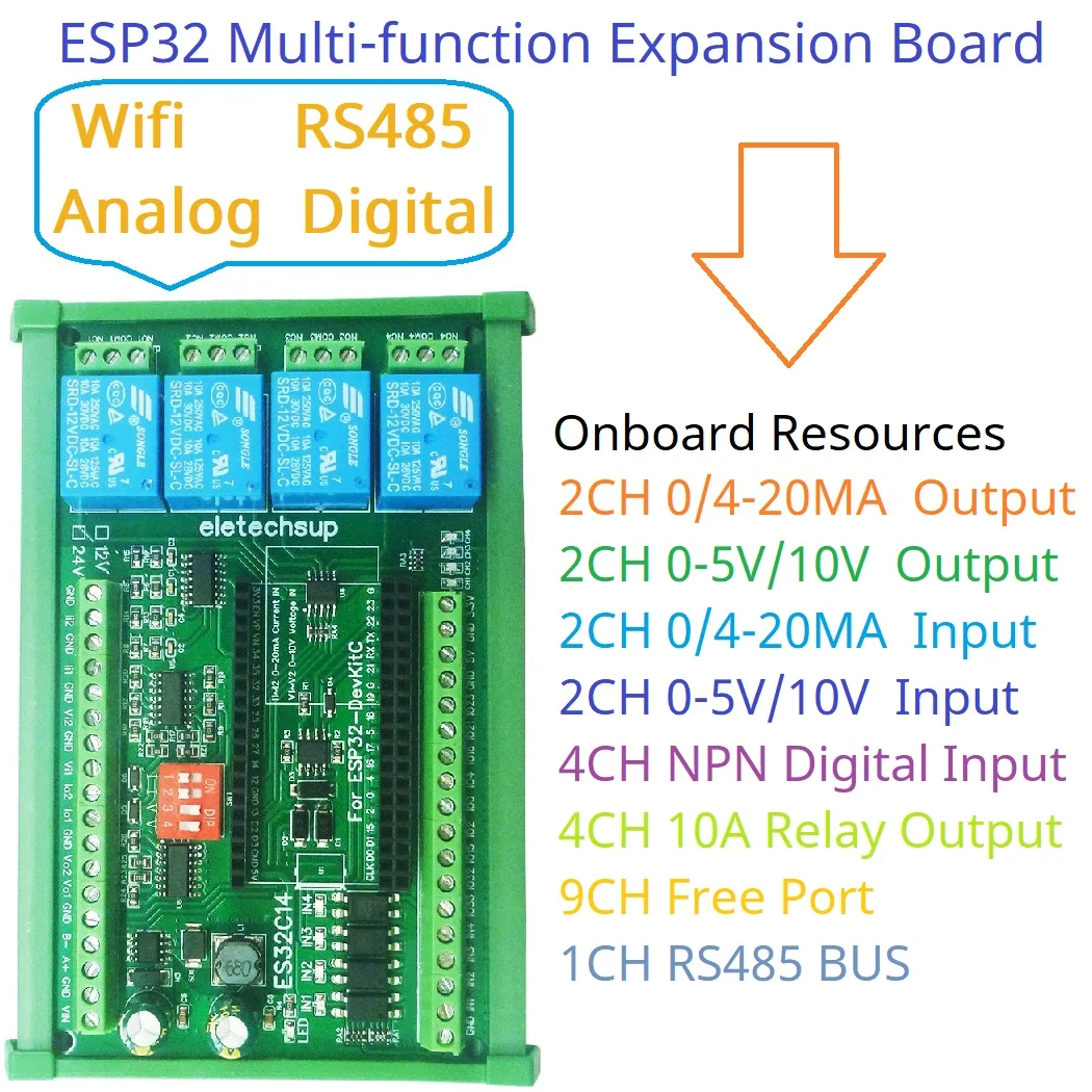 高品質ESP32拡張ボードRS485 Modbusモジュール - Smart Home With Plc のレビューと価格