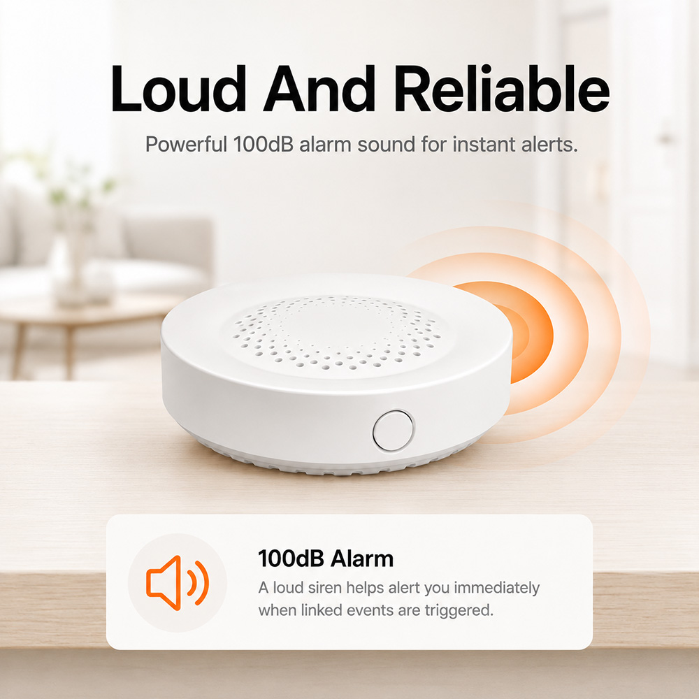Tuya Zigbee サイレンアラーム 100dB スマー - Smart Home Hub のレビューと価格